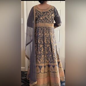 Indian ethnic wear Anarkali dress .  Like new. Only wore it 1 time.